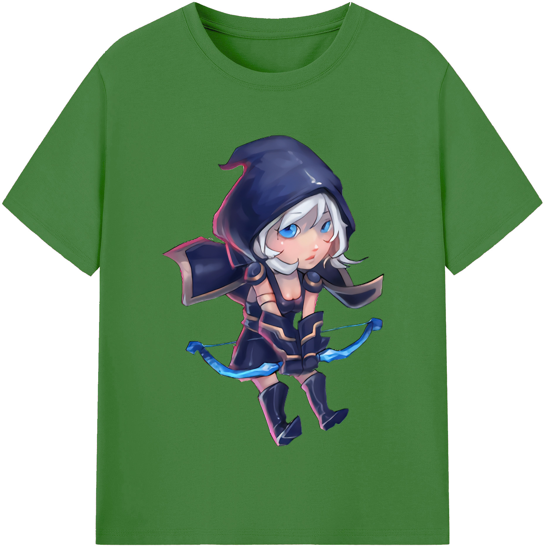 （画像用） リーグ・オブ・レジェンド League of Legends LOL レディースカジュアルプリントTシャツ（綿100％）